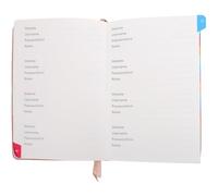 Zerodeko Répertoire D'adresses A5 avec Étiquettes Alphabétiques, Organiseur de Mots de Passe, Format Poche, 1 Exemplaire, Couleurs Kaki et Rose, pour Bureau et Domicile, Annuaire