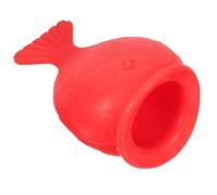 Zerodeko Repulpeur de Lèvres en Silicone, Forme Poisson, Réutilisable, Confortable pour Épouser la Bouche, pour Femmes, Rouge
