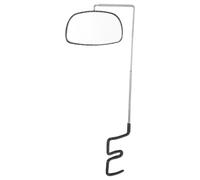 Zerodeko Rétroviseur de Vélo pour Lunettes de Cyclisme en Abs et Verre Noir, Angle Large, Facile à Installer, Cyclisme en Extérieur