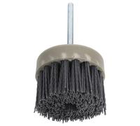 Zerodeko Roue à Brosse Métallique de Polissage pour Meuleuse Diamètre de Tige 6mm, Résistante à L'usure, Système de Remplacement Rapide, pour Travail des Métaux et Pièces Mécaniques