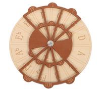 Zerodeko Roue du Cycle des en Bois Solide pour Guitare - Outil D’Apprentissage Portable des Accords et Gammes - Diagramme D’Accords Pratique pour Débutants et Musiciens Adultes -