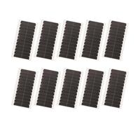 Zerodeko Ruban Adhésif 10 Feuilles Légères en Tissus Non Tissés et Pet Adhésif la Sueur pour Postiche Noir pour Extensions de Cheveux