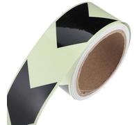 Zerodeko Ruban Lumineux Vert en Pvc Effet Lumineux et Adhérence pour Indication de Direction, pour Routes et Salles de Classe, 1 Rouleau