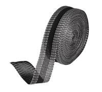Zerodeko Ruban Thermocollant Confortable et Facile à Utiliser Adhésif pour Ourlet de Pantalon Noir, Bande en Tissu Colle Thermofusible pour Accessoires de Couture