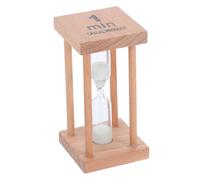 Zerodeko Sablier, Petit Sablier Carré en Bois 1 Minute, Sablier Décoratif pour Se Brosser Les Dents Cuisine Bureau Chambre Décoration Maison Minuteur De Cuisine