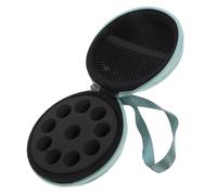 Zerodeko Sac de Rangement pour Huiles Essentielles Cases Velours Vert Pochette Portable pour Bouteilles Organiseur Pratique pour Voyage et Usage Quotidien