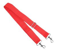 Zerodeko Sangle de Caisse Claire de Marche Réglable en Polyester Renforcé, Ceinture Rouge Crochets Métalliques, Accessoires pour Tambour Militaire et Percussions de Marche, Maintien
