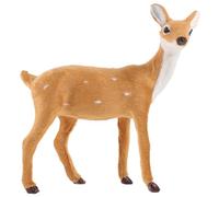 Zerodeko Sculpture D'élan Décorative De Bureau 23x6x24 Cm en Plastique Réaliste Motif Biche Décoration Intérieure Noël Canapé Chambre Table Basse