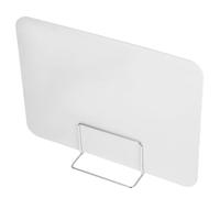 Zerodeko Séparateur Écran de Confidentialité Solide de Bureau pour Étudiants Blanc en Fer et PVC Protège la Triche pour Tables de Repas et Bureaux D'étude