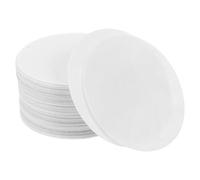 Zerodeko Séparateurs de Casseroles en Feutre Blanc 12,7 Cm Lot de 48 Patins Ronds Protecteurs pour Empilage Assiettes, Bols et Tasses Protège-plats Anti-frottement pour Stockage
