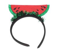 Zerodeko Serrage-Tête Pastèque 3D Petit et Mignon Bandeau à Cheveux Fruit Cartoon Élastique Ajustable Accessoire Coiffure pour Fête Voyage et Usage Quotidien Bandeaux de Fête Garçon et