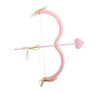Zerodeko Set Arc Mini Cupidon Rose avec Coeur Accessoires Costume Halloween Garçon Fille Améliore Coordination et Concentration Jeu Polyvalent Intérieur Extérieur