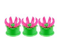 Zerodeko Set de 3 Moules à Baozi en Pp Créatifs de Fleur, sans Odeur, pour Fabriquer des Pains Vapeur, Ustensiles Cuisine Pratiques Cuisine