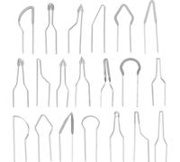 Zerodeko Set Différentes Formes Pointe de Stylo à Pyrogravure en Métal Argenté de 1 pour Pyrogravure Bois Précises Compatible Plupart des Modèles