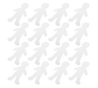 Zerodeko Silhouettes en Carton Blanc Vierges 40 Pièces Formes de Personnes pour Activités Manuelles Garçon et Filles Matériel de Dessin Créatif Décorations Scolaires et Projets DIY