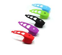 Zerodeko Sonnette de Vélo Électrique 50017, 6 Modes Voix, Rouge | Étanche aux Intempéries, Fixation au Guidon, Silicone, Bague Incluse, pour Vélo de Route