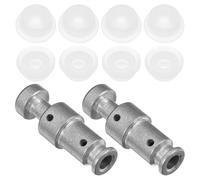 Zerodeko Soupape à Flotteur de Remplacement pour Autocuiseur, 2 Pièces en Alliage D'aluminium et Silicone, Accessoires Efficaces pour Cuisson Rapide et Sécurisée