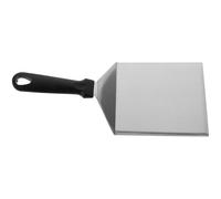 Zerodeko Spatule de Barbecue en Acier Inoxydable, Large, pour Steak | Poignée Ergonomique en Plastique Pp, Jonction Renforcée, Surface Polie, Service Facile pour Grillades et Pizzeria