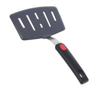 Zerodeko Spatule Large Manche Acier Inoxydable Flexible en Silicone Résistante la Chaleur Compatible Poêles Antiadhésives pour Cuisson et Pâtisserie pour Crêpes et Œufs