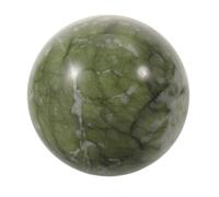 Zerodeko Sphère Feng Shui en Jade, Boule Polie pour Décoration Intérieure | Ornement Élégant pour Contemplation, Entretien Facile, Accent Décoratif Luxueux Maison