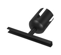 Zerodeko Stanchion Sign Bracket Clip For Retail And Queue Management Stainless Steel Portrait Post Top Stand Holder For Airport And Exhibition Signage Display