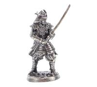 Zerodeko Statue de samouraï japonais miniature Bushido Décor Figurine d'action Modèle de samouraï asiatique Sculpture miniature asiatique ancienne figurine murale Art mural