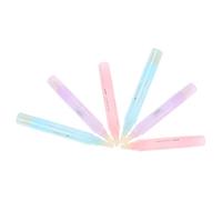 Zerodeko Stylo dissolvant pour ongles 6 pièces plastique outil nail art pour manucure élimination précise vernis usage domestique et professionnel