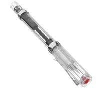 Zerodeko Stylo-plume Transparent à Piston Pointe Fine pour Calligraphie Écriture Fluide Pratique Scolaire et Professionnelle Stylo Écriture Doux pour Étudiants et Bureau