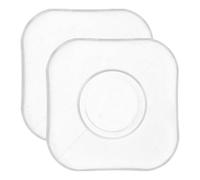 Zerodeko Support Adhésif Double Face en Silicone pour Téléphone et Clés, Coussinet Adhésif Multi-Usage Nanofil, 2pcs, Pratique pour Voiture et Maison, Design Moderne et Carré