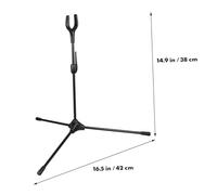 Zerodeko Support Arc Recourbé Pliable Trépied Stable pour Arcs Adultes Chevalet Pratique pour Rangement et Tir à Arc