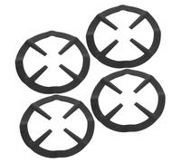Zerodeko Support De Brûleur Pour Cuisinière à Gaz 4 Pièces En Acier Inoxydable Antirouille Réducteur De Poêle Anneau De Support De Casserole Adapté Pour Cuisson Rapide