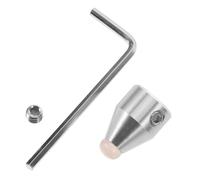 Zerodeko Support de Diapason 8 Mm en Cristal Poli pour Accessoires de Guérison, Base Stable et Portable pour Yoga et Relaxation Multifonctionnelle, Pied Compatible pour Diapason Vibratoire