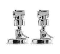 Zerodeko Support de Douchette à Ventouse Puissant Lot de 2 Pièces Réglable sans Perçage Fixation Murale Amovible pour Pommeau Main pour Salle de Bain et Location