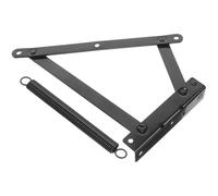 Zerodeko Support de Levage Triangulaire Pliable à Ressort en Acier Inoxydable, Charnières pour Canapé-lit et Meuble de Rangement, Lot de 2 Set de Pièces Gauche et Droite, pour Lit Pliable