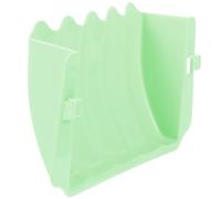 Zerodeko Support de Mangeoire Suspendue pour Petits Animaux en Plastique Vert, Profond pour Éviter Pertes, pour Lapins et Chinchillas en Cage