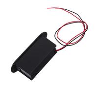 Zerodeko Support de Pile pour Micro Actif de Guitare EQ10 avec câble - Boîtier de Pile pour Micro de Basse et Guitare électrique, idéal pour la scène et Le Studio, Noir