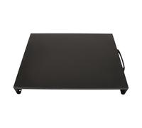 Zerodeko Support de Plaque pour Alliage à Antidérapant Induction sur Pose Noir Structure Robuste, Étagère Rangement Pratique et Cuisine Table