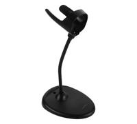 Zerodeko Support de Scanner de Codes-Barres Base Stable et Flexible en Plastique et Métal Noir avec Rotation 360° Améliore L'efficacité et Évite Glissements pour Bureau et Bibliothèque