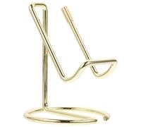 Zerodeko Support de Téléphone Portable de Bureau en Fer Doré Porte-Cartes de Visite Multifonction Support Métallique sans Soudure Rangement pour Téléphone et Cartes Accessoire Bureau