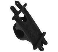 Zerodeko Support de Téléphone sur Guidon de Vélo ou Chariot de Courses Libère Les Mains en Toute Sécurité avec Sangle en PU Noir, Maintien Ferme du Téléphone pour Vélo