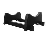 Zerodeko Support en Bois Foncé pour Tonneau à Vin Base Stable, Design Rustique et Élégant, pour Usage Domestique ou Bar