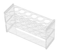 Zerodeko Support Léger Essai Transparent pour en Tubes Acrylique à 6 Emplacements Anti-débordement Adapté 25 Ml de en Milieux de Recherche