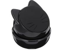 Zerodeko Support Magnétique en Alliage pour Téléphone de Voiture Noir Ventouse à Aspiration Unique, Forme Chat Adorable pour Assistance Téléphonique Volant