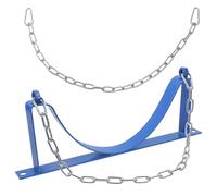 Zerodeko Support Mural pour Bonbonne de Gaz en Acier avec Chaîne de Sécurité et Visserie, Porte-Bouteille D’Oxygène et Acétylène, Fixation Murale Industrielle pour Atelier et Usage