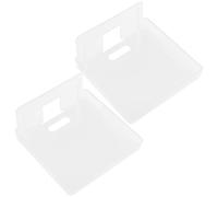 Zerodeko Support Mural pour Caméra de Sécurité Résistant la Déformation et Babyphone en PP, Lot de 2 Étagères Murales Robustes pour Chambre D'garçon et Filles ou Garage