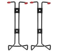 Zerodeko Support Mural pour Extincteur 1 Kg en Acier Filaire Lot de 2 Supports Muraux Universels Vis Crochet Robuste pour Fixation Murale Sécurisée Adapté aux Extincteurs à Poudre