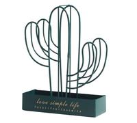Zerodeko Support pour Bobine Moustique, étagère Creuse en Fer, Cactus Vert, Support Suspendu Gain de Place, pour Spirale, Usage intérieur