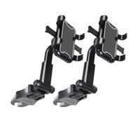 Zerodeko Support Téléphone Voiture Rétroviseur 2 Pcs Clip de Fixation Stable et Rotatif à 360° Compatible Smartphones Support Mobile Polyvalent pour Voiture Camion et Véhicule