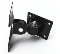 Zerodeko Support TV Mural Inclinable en Métal Noir Rotation à Angle Variable et Dissimulation des Câbles pour Téléviseurs à Écran Plat en Famille