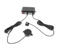 Zerodeko Système D'assistance Stationnement pour Véhicule 4 Capteurs de Recul Noirs, Détection de Distance Multipurpose en Abs et Caoutchouc, Alerte Sonore pour Manœuvres de Stationnement